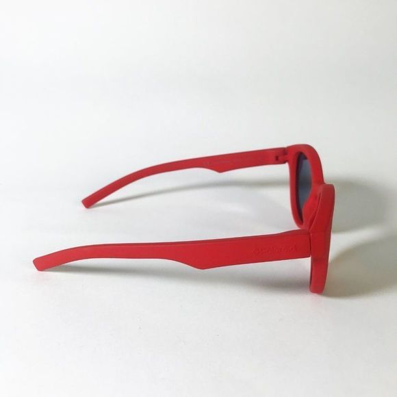 Polaroid Red Rubberized Finish Kids Sunglasses - Picture 3 of 8